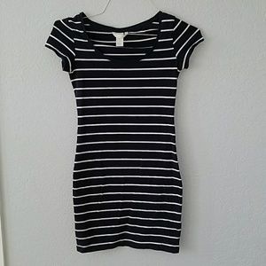 Tight Blue Stripped Dress